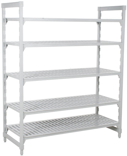 [CPU184872V5480] Unidad Inicial Ventilada 5 Estantes premium Camshelving 1.83X1.22Cm Prof 46Cm - Cambro China