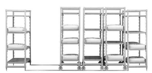 [CSMHDTK12000] Juego de Rieles Para 4 Unidades Moviles 3.66 Mts - Cambro China