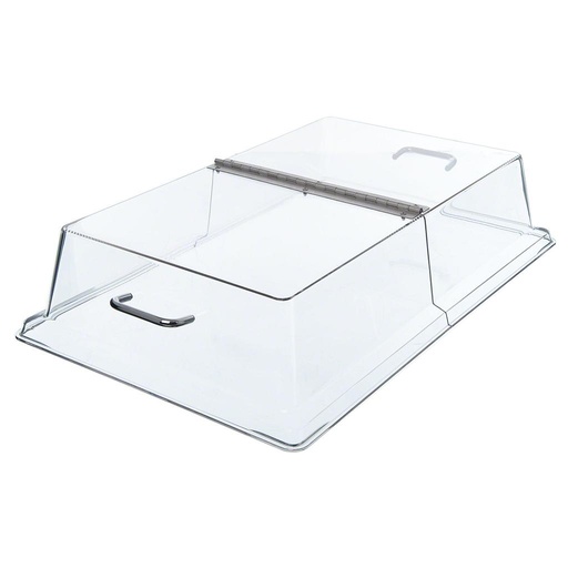 [RD1220CWH135] Cubierta exhibicion rectangular con bisagra 55.6 x 35.9 x 12.7cm - Cambro