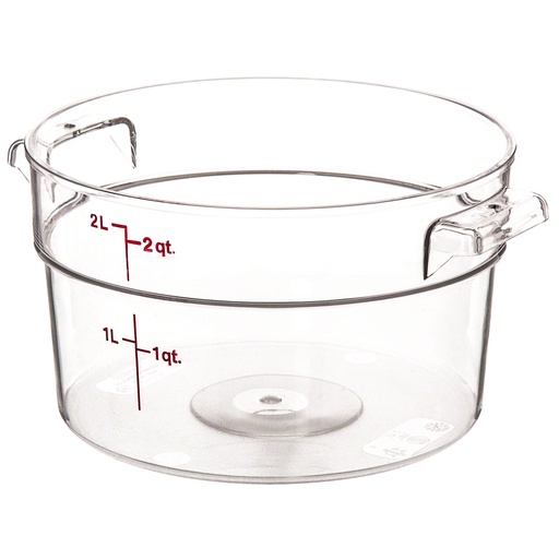 [RFSCW2135] Recipiente redondo 1.9lts policarbonato transparente - Cambro USA
