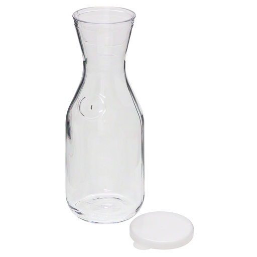 [WW1000135] Garrafa con tapa plana para bebidas 1lt transparente - Cambro USA