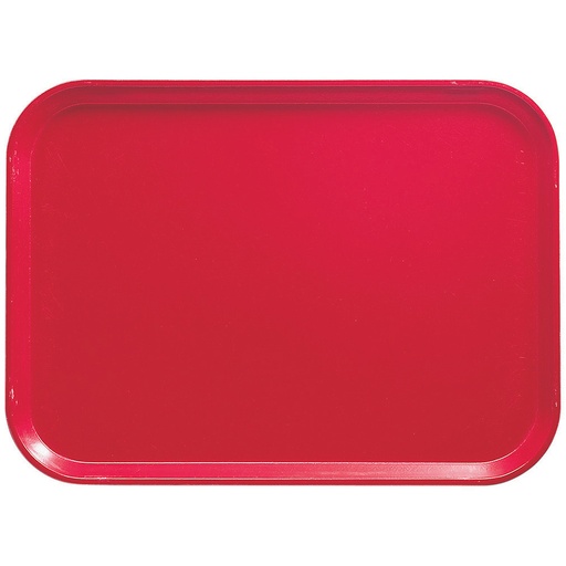 [1520521] Bandeja fibra vidrio rectangular 38 x 51.5 cm rojo - Cambro China