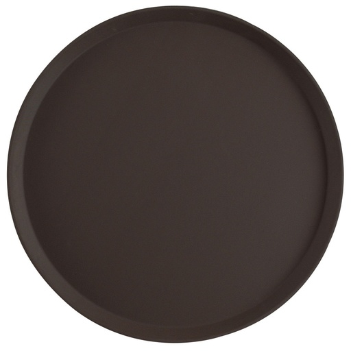[1100CT138] Bandeja fibra vidrio redonda antideslizante 28cm bronceado - Cambro