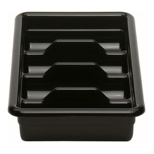 [1120CBP110] Recipiente para utensilios 4 compartimentos polietileno negro - Cambro USA