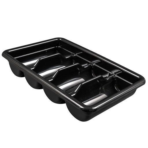 [1120CBR110] Organizador cubiertos 4 compartimientos negro - Cambro