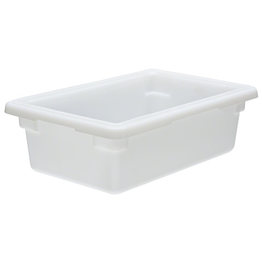 [12186P148] Caja alimentos polietileno 11.4lt 30.5 x 46 x 15cm blanco - Cambro USA