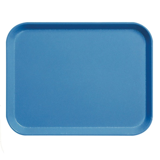 [3253CL142] Bandeja fibra vidrio rectangular 32.5 x 53cm azul - Cambro USA