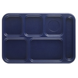[BCT1014186] Bandeja 6 compartimentos 27 x 35 cm azul - Cambro