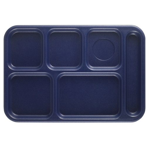 [BCT1014186] Bandeja 6 compartimentos 27 x 35 cm azul - Cambro