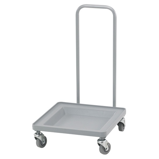[CDR2020H151] Carro camdollie con manija para cestas de lavado gris - Cambro