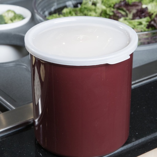 [CP27195] Tarro con tapa para almacenar alimentos 2.4lts castaño - Cambro USA