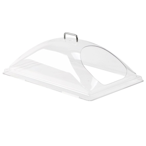 [DD1220ECW135] Cubierta exhibicion una abertura 55.6 x 37.5cm policarbonato - Cambro USA