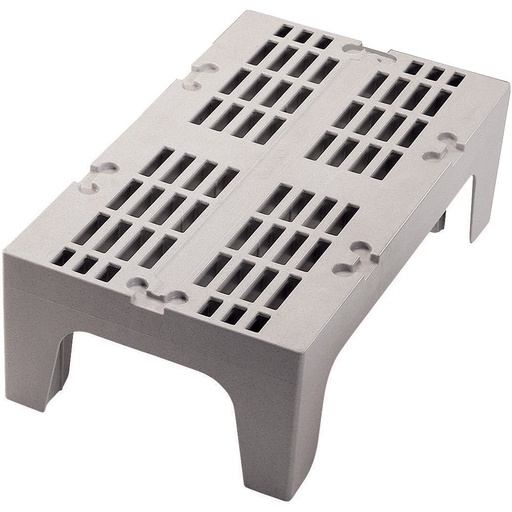 [DRS360480] Estiba ventilada polipropileno 30 x 53 x 91.5cm cap. 680kg gris - Cambro USA