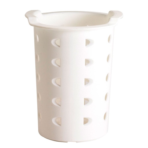[FWC56148] Cilindro para cubiertos alto 11,4 cm polietileno blanco - Cambro USA