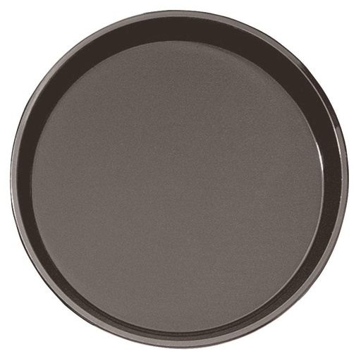 [PT1100167] Bandeja redonda antideslizante polipropileno 28cm castaÌ±o - Cambro
