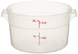 [RFS2PP190] Recipiente redondo 1.9lts. polipropileno translucido - Cambro