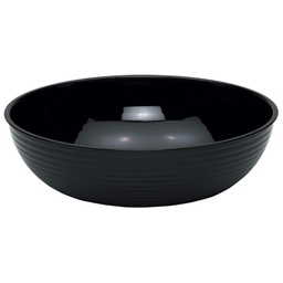 [RSB6CW110] Ensaladera acanalada redonda 19oz policarbonato negro - Cambro