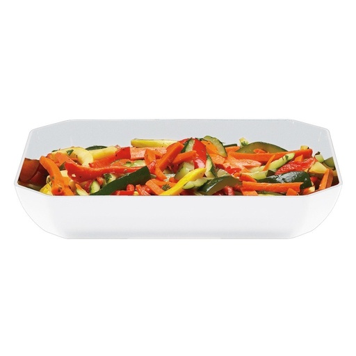 [SFG1012148] Bandeja exhibicion showfest octagonal 2.8 lt blanco - Cambro