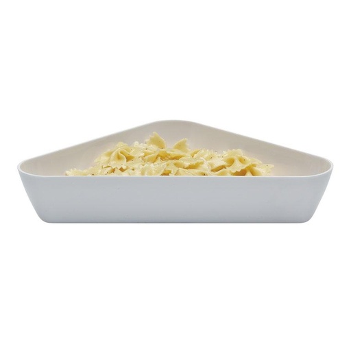 [SFT1010148-O] Bandeja exhibición showfest triangular 1.9 lt blanco (Outlet) - Cambro