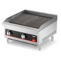 [407302R] Parrilla cayenne 24&quot; radiante/piedra volcanica recuperada - Vollrath