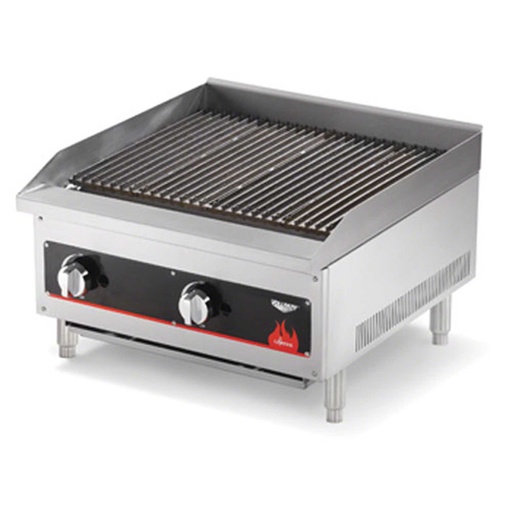 [407302R] Parrilla cayenne 24" radiante/piedra volcanica recuperada (Outlet) - Vollrath