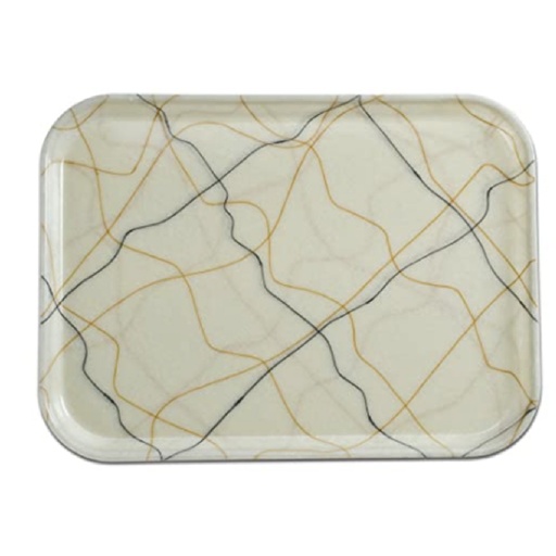 [1418-270-O] Bandeja fibra vidrio rectangular 36x46cm remolino (Outlet) - Cambro