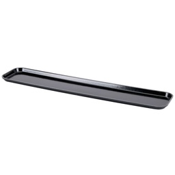 [630MT110] Bandeja fibra vidrio exhibición 16.4 x 76.2 x 1.9 cm negro - Cambro