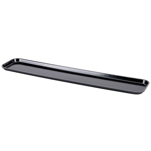 [630MT110] Bandeja fibra vidrio exhibición 16.4 x 76.2 x 1.9 cm negro - Cambro