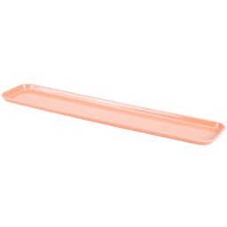 [630MT149] Bandeja fibra vidrio exhibición 16.4 x 76.2 x 1.9 cm salmón - Cambro