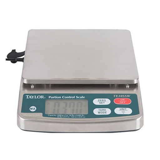 [TE10SSW] Balanza digital control porción 10 lbs resistente a la humedad - Taylor Precision
