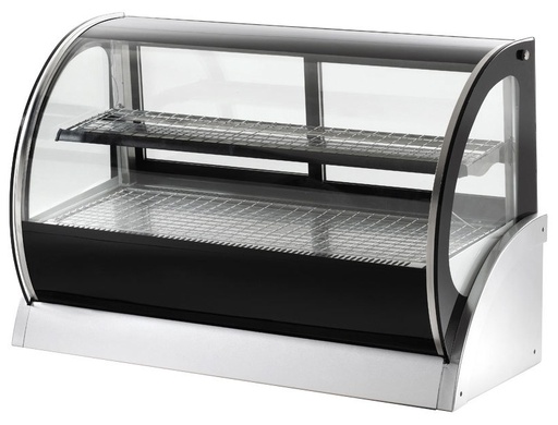 [40852] Vitrina refrigerada para exhibición con vidrio curvo, 36" de frente - Vollrath