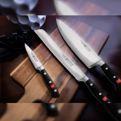 [1120160304] Juego de 3 Cuchillos - Classic - Wusthof