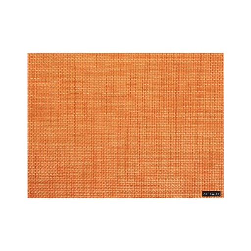 [100109-023-O] Individual basketweave papaya rectangular 30 x 41 cm (Outlet) - Chilewich