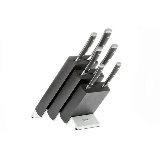 [1090370601-O] Bloque para Cuchillos de 6 piezas - Ikon (Outlet) - Wusthof