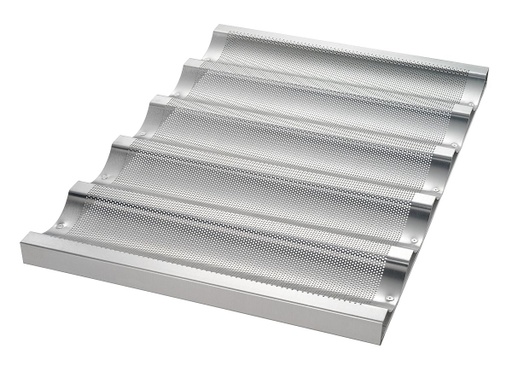 [45515] Bandeja  baguette para 5 und aluminio acristalado - Chicago Metallic