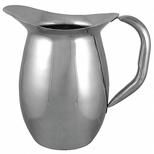 [8202G] Jarra de 68 oz con acabado espejo en acero inoxidable - Browne