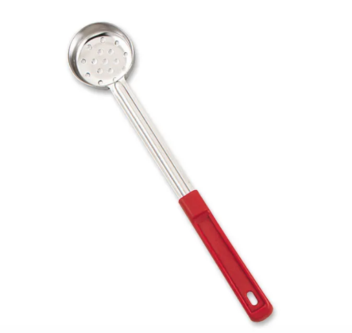 [5757421] Cuchara porcionadora 2 oz perforada mango rojo - Browne