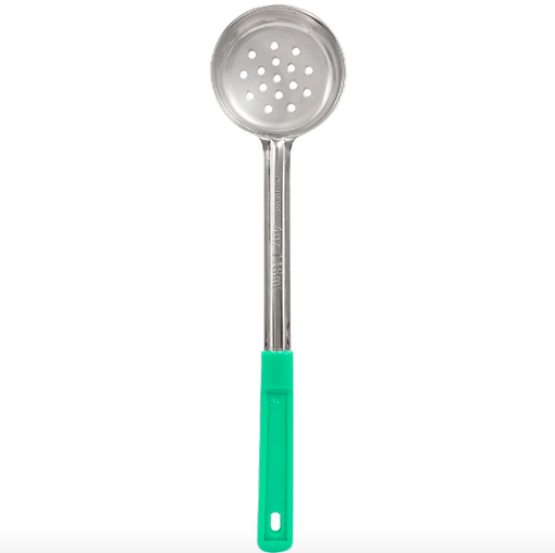 [5757441] Cuchara porcionadora 4 oz perforada mango verde - Browne