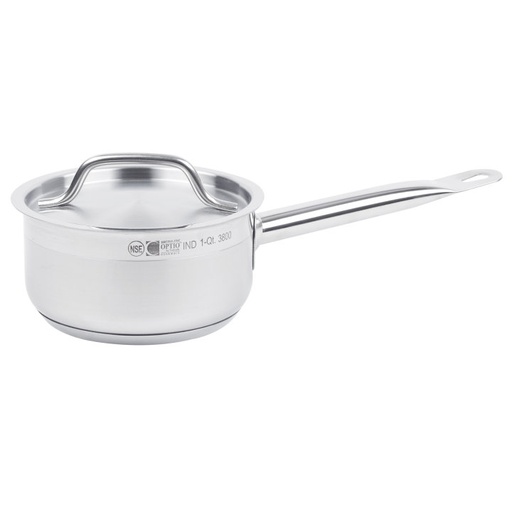 [3800] Olla para salsa optio con tapa 1 qt 0.946 litros 14 cm inox - Vollrath