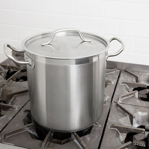[3503] Olla con tapa 10 lts optio en acero inoxidable - Vollrath