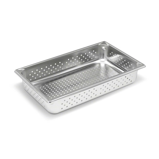 [30043] Recipiente full perforado 10cm profundo inox - Vollrath