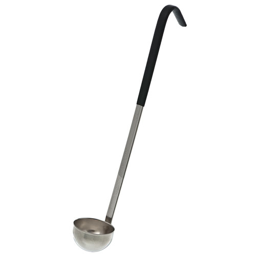 [58011] Cucharon porcionar 1 oz mango negro inox - Vollrath