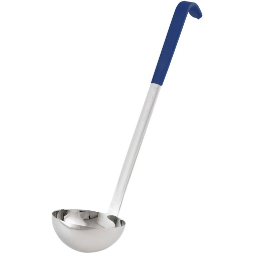 [4980230] Cucharon porcionar 2 oz mango azul inox - Vollrath