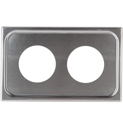 [19190] Placa adaptadora baño maria 2 orificios inox - Vollrath