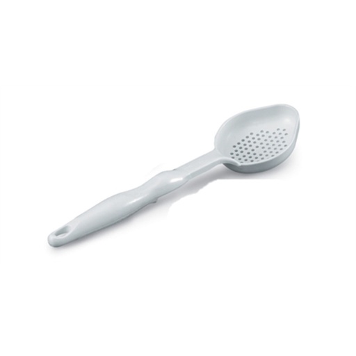 [5292915-O] Cucharón perforado blanco en Nylon ovalado de 4 oz (Outlet) - Vollrath