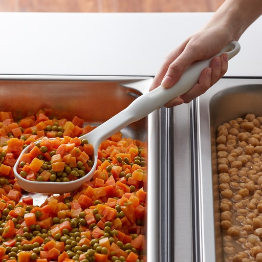 [5292815-O] Cucharón de nylon 4 oz blanco ovalado (Outlet) - Vollrath