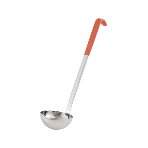 [4980865] Cucharon porcionar 8 oz mango naranja inox - Vollrath