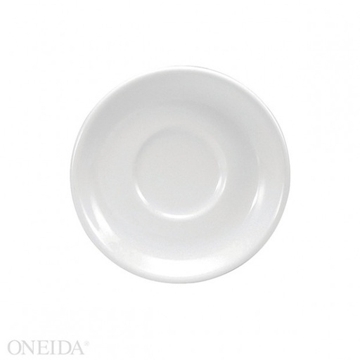 [F8010000502-O] Plato taza café porcelana 15.3 cm blanco brillante (Outlet) - Oneida