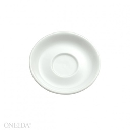 [F8010000505] Plato taza espresso porcelana 10.8 cm blanco brillante Oneida