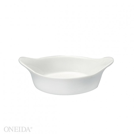 [F8010000601M-O] Mini Porcelana Gratinada Blanco Brillante 1 onz 8.3 cm (Outlet) - Oneida